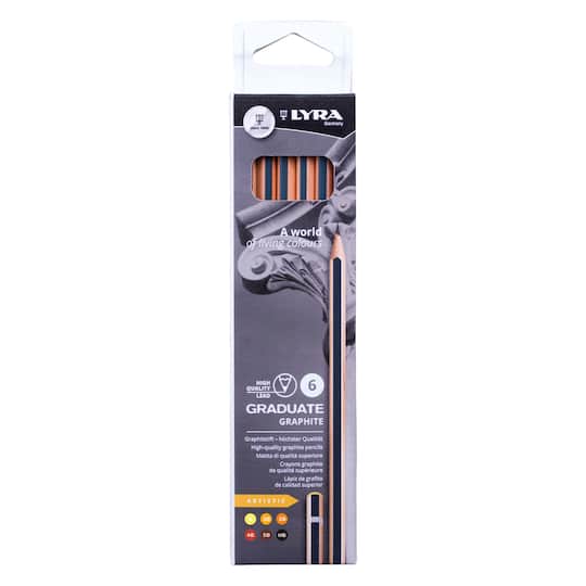 Lyra Graduate Artist Graphite Pencils, 6ct.